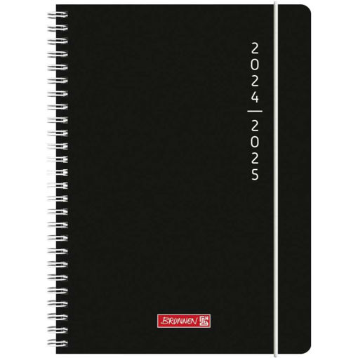 Picture of A6 SCHOLASTIC DIARY 24/25 DAY A PAGE BLACK